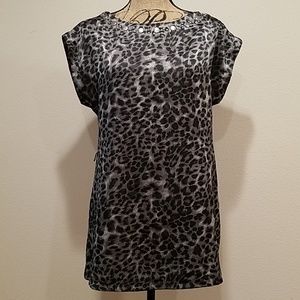 Animal print tunic